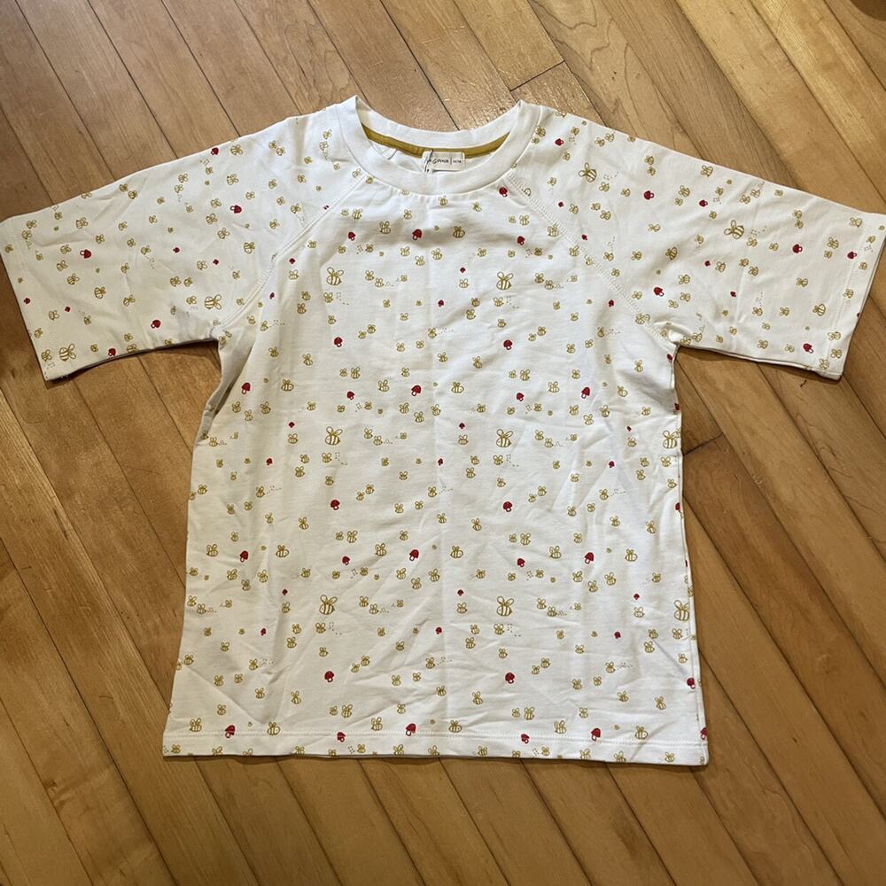 NWT Fin & Vince Honey Bee French Terry Tee